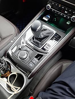 マツダ　コンソールガーニッシュ　内装パーツ 合皮 Amazon | KELEIMAIマツダ CX-5 KF系 専用シフトパネルカバー